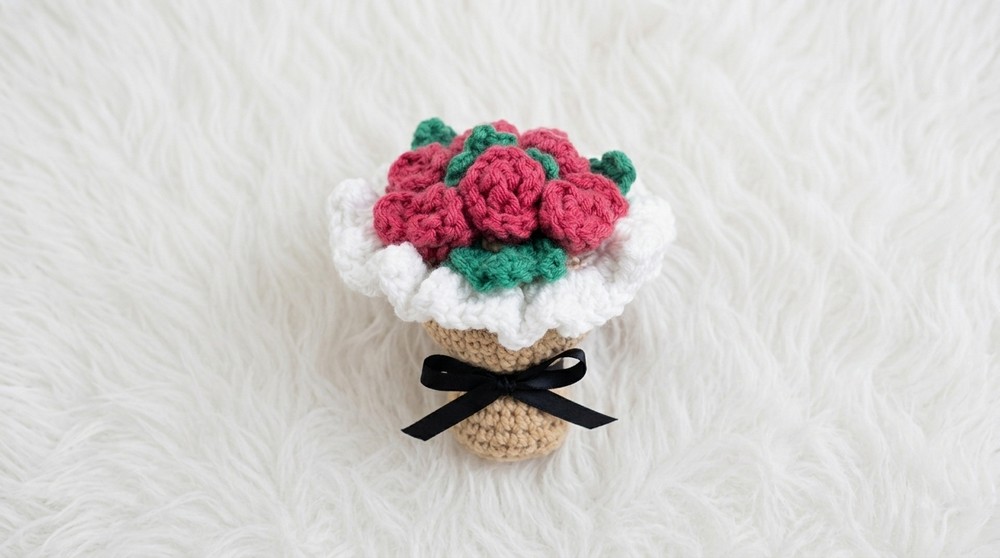 Crochet Flower Bouquet Pattern 4
