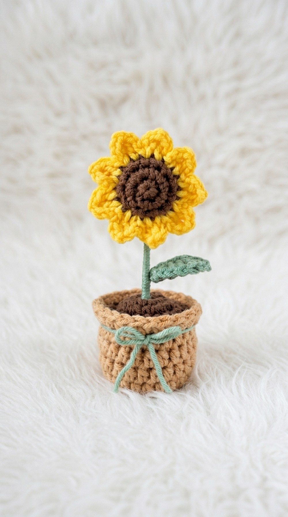 Crochet Flower Pot Pattern 5