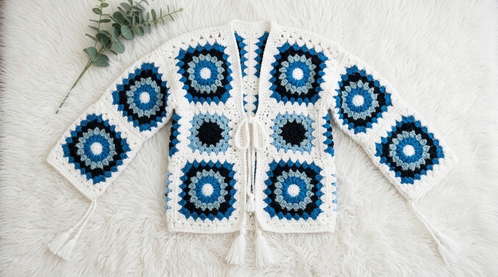 Crochet-Granny-Cardigan-Pattern 4