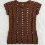 Crochet Mesh Style Top Pattern 5