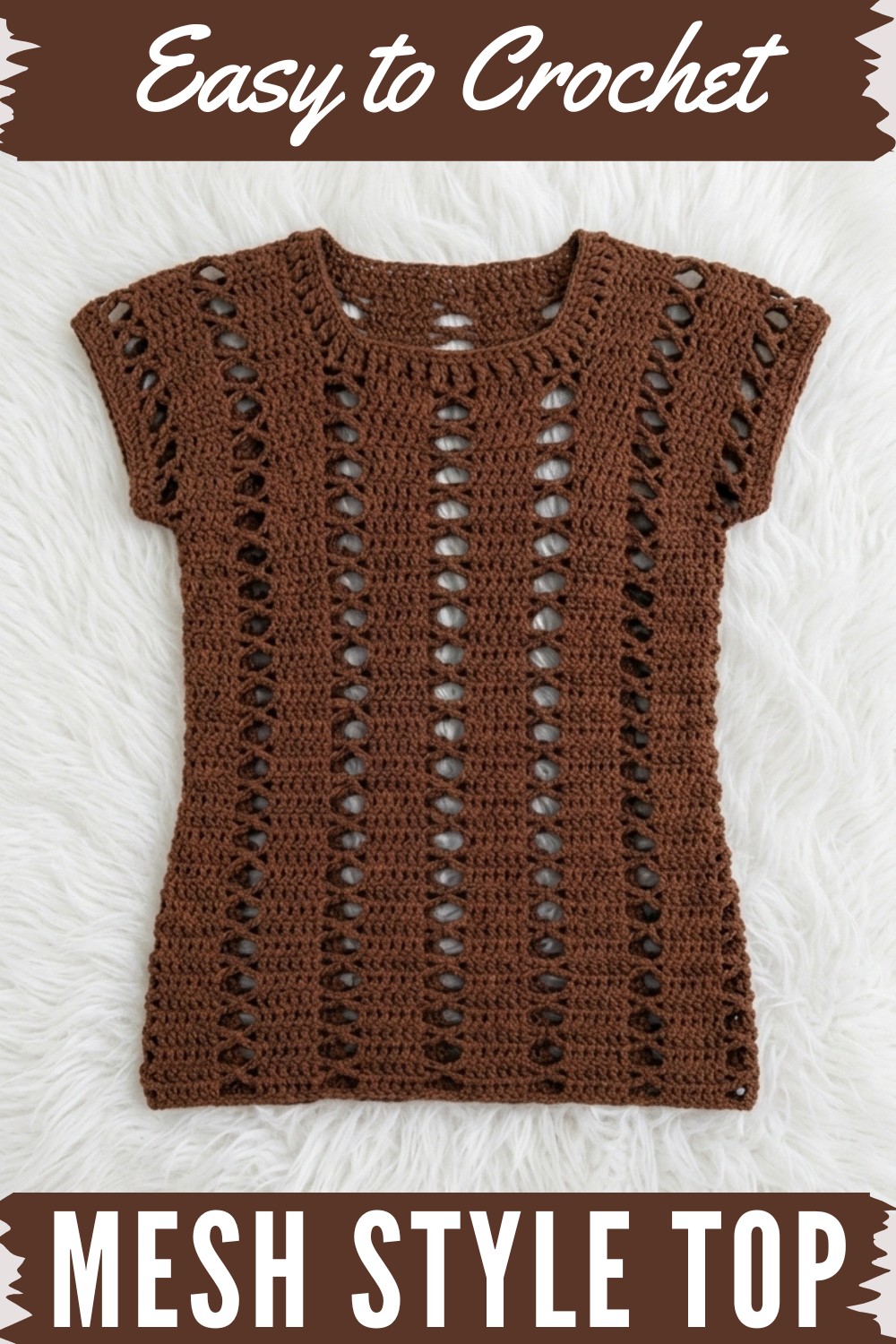 Crochet Mesh Style Top Pattern