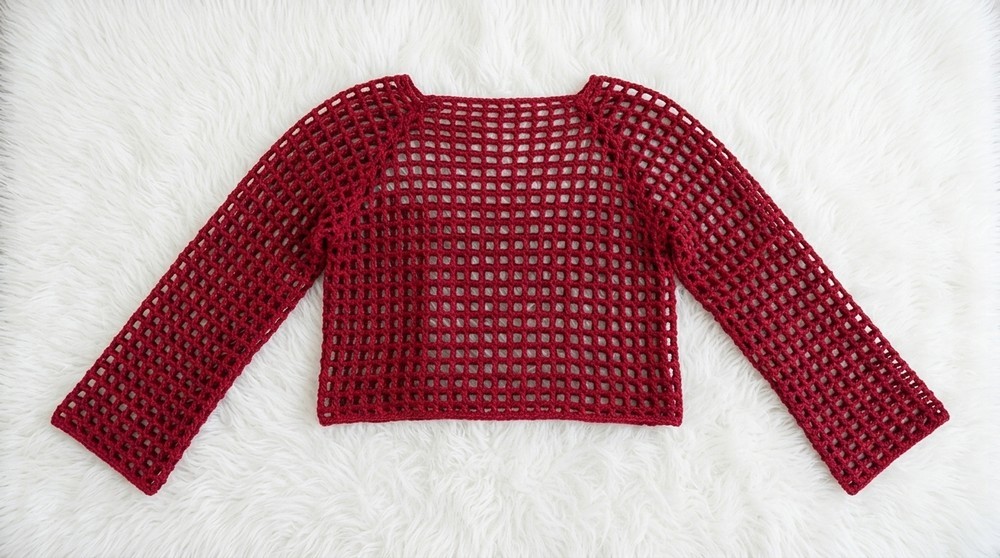 Crochet Mesh Top Pattern 4