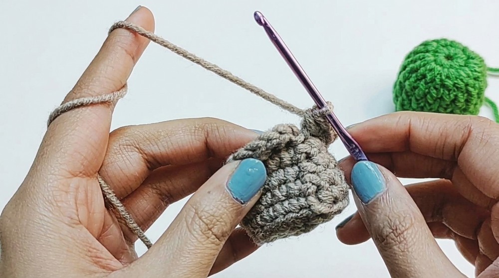 Crochet Mini Cactus Pot Pattern 3