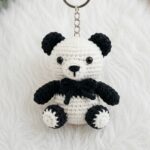 Crochet Panda Keychain Pattern 5