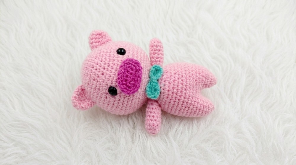 Crochet Pig Amigurumi Pattern 4