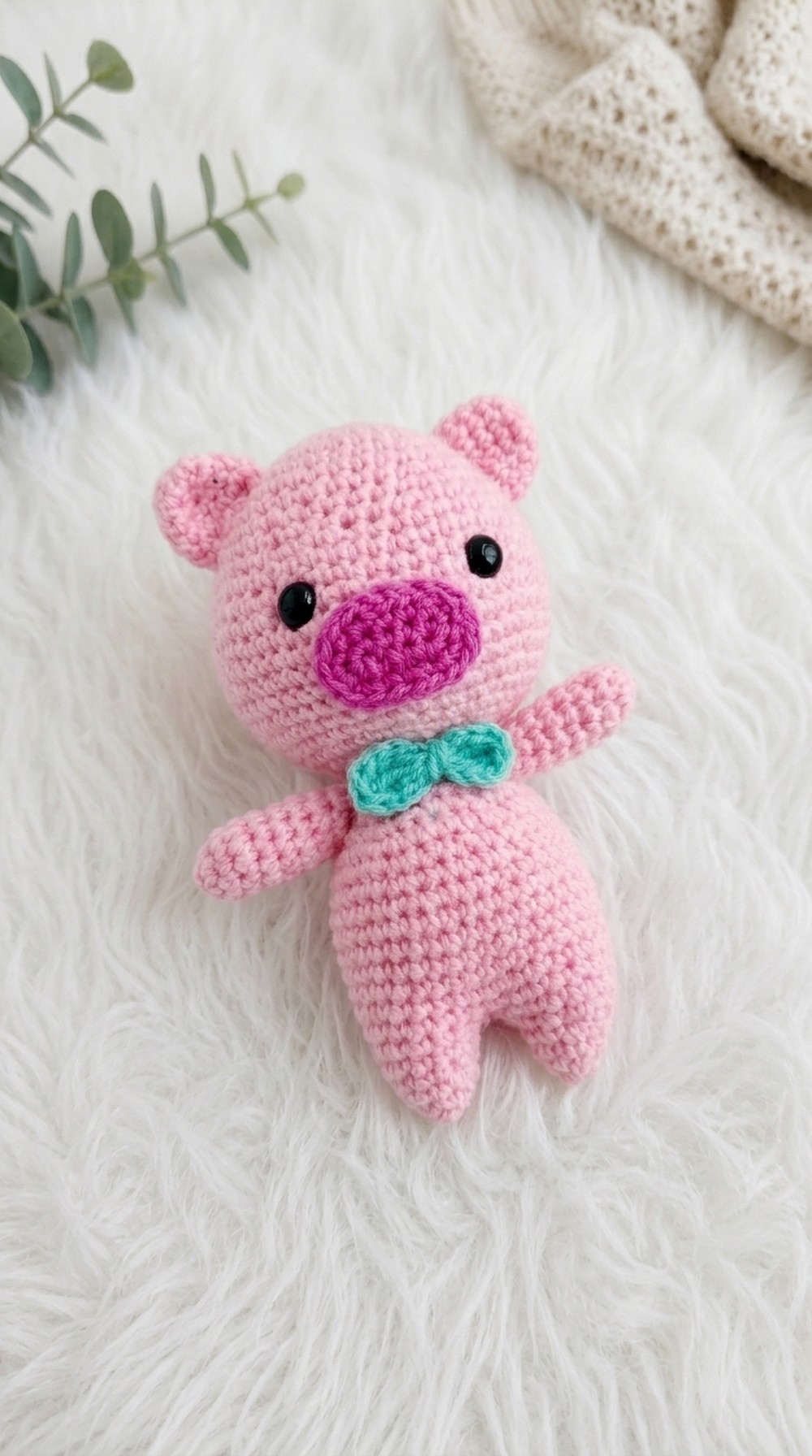 Crochet Pig Amigurumi Pattern 5