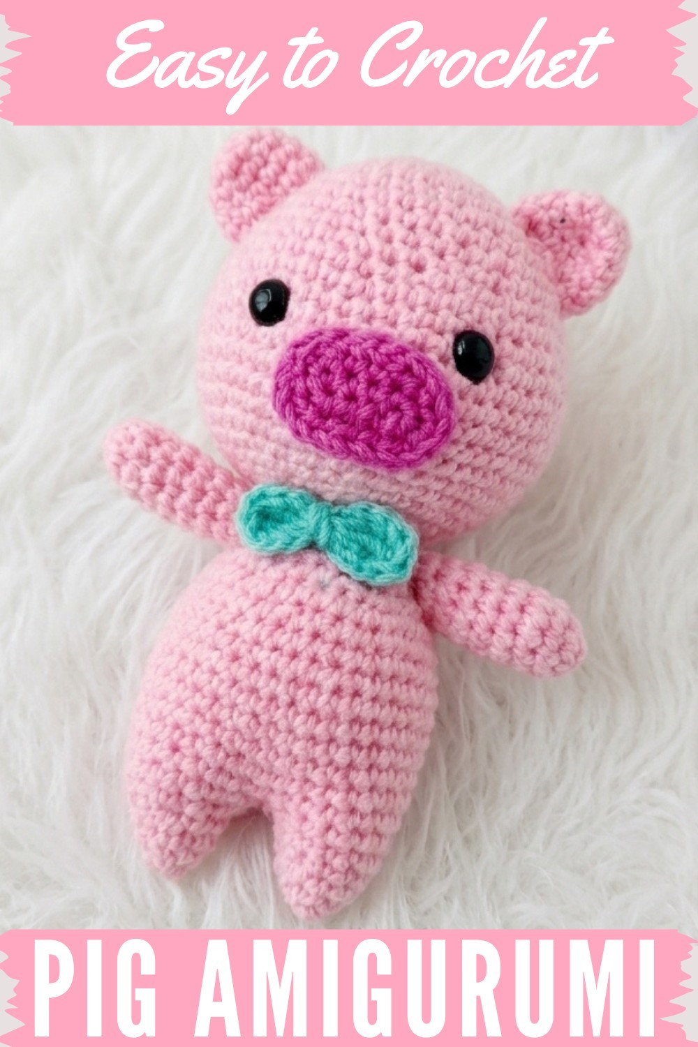 Crochet Pig Amigurumi Pattern