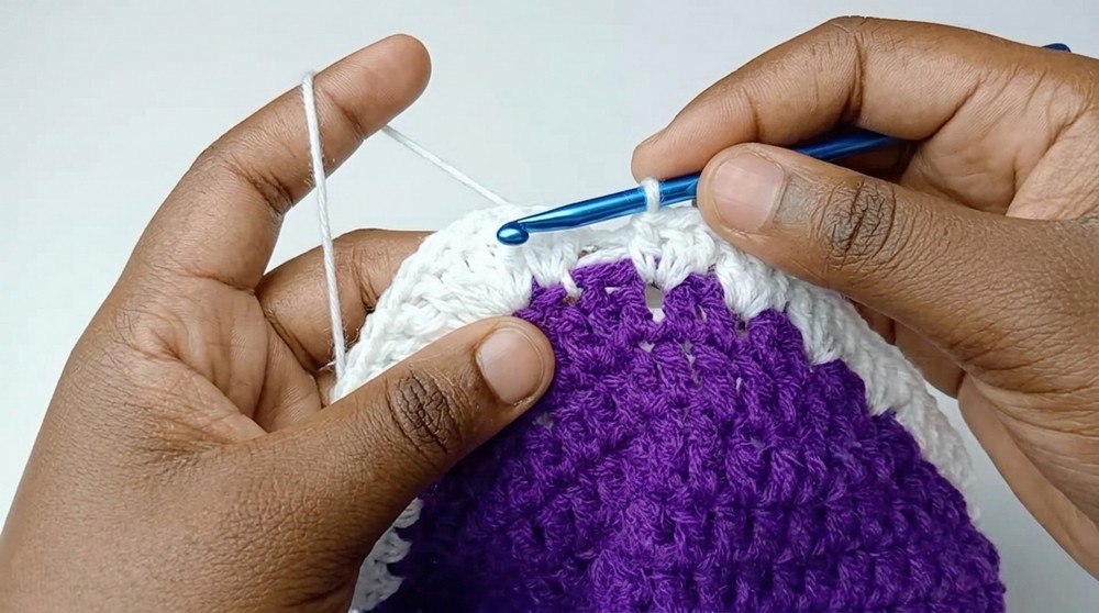 Crochet Ruffle Hat Pattern 3