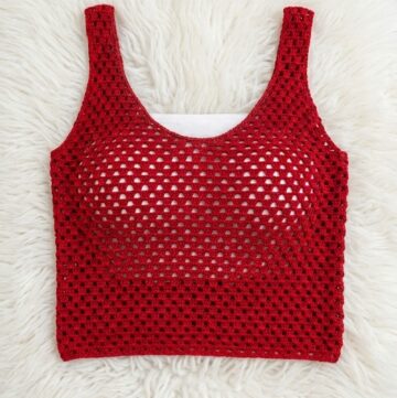 Crochet Scoop Neck Tank Top Pattern 5