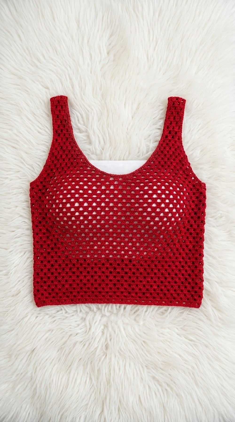 Crochet Scoop Neck Tank Top Pattern 5