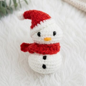 Crochet Snowman Amigurumi Pattern 5