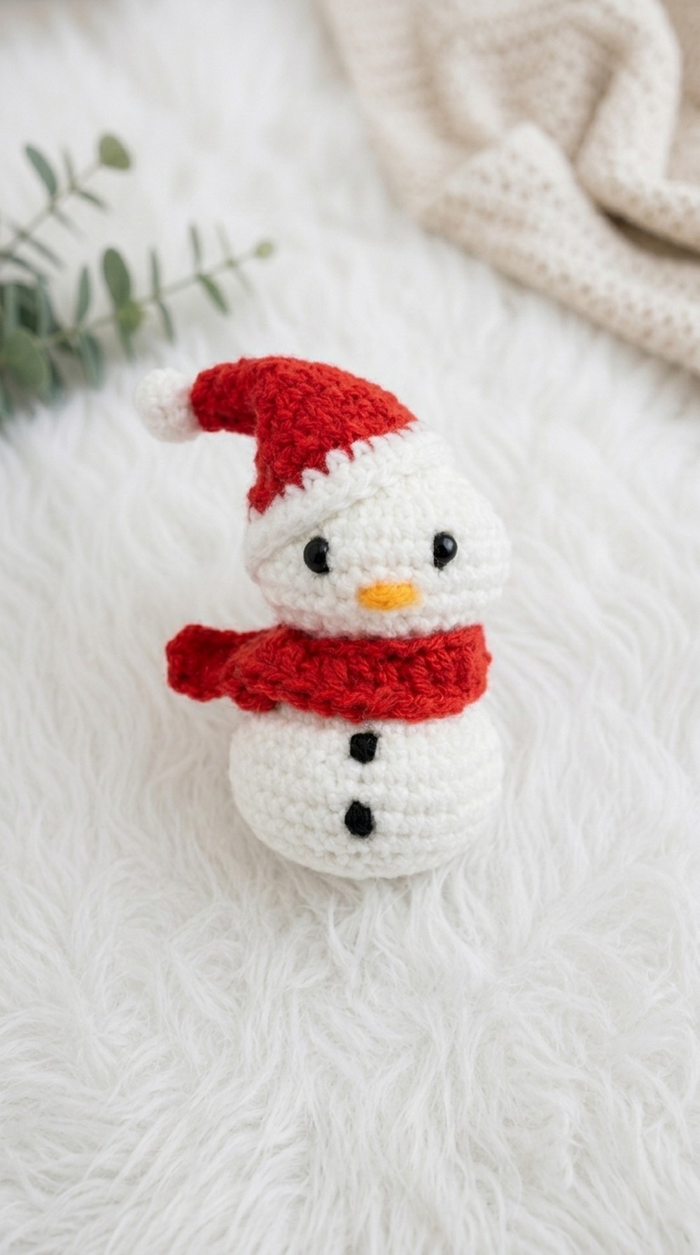 Crochet Snowman Amigurumi Pattern 5