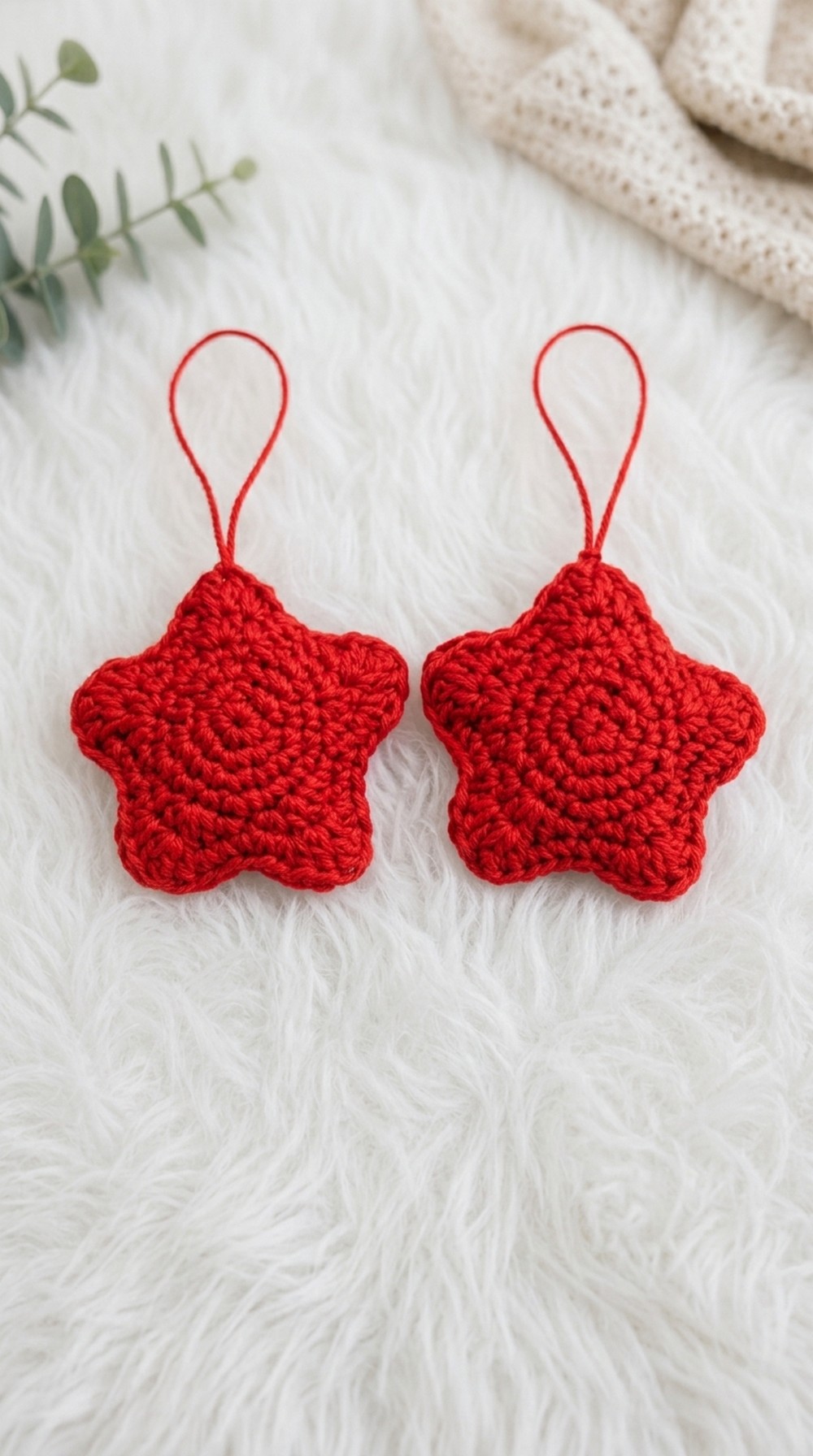 Crochet Star Ornament Pattern 5