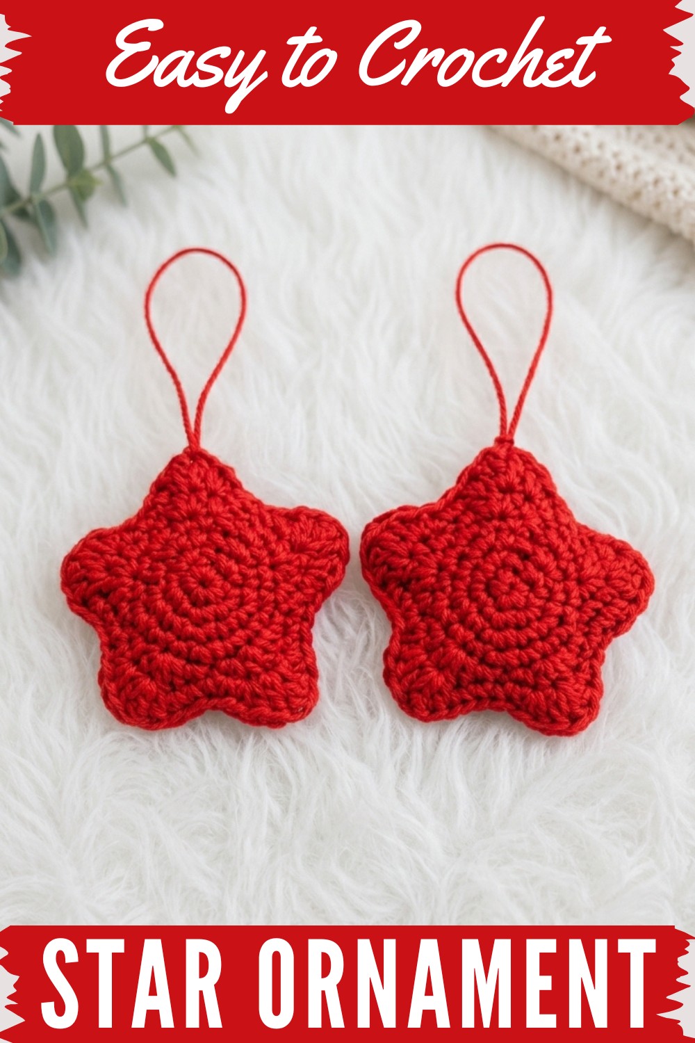 Crochet Star Ornament Pattern