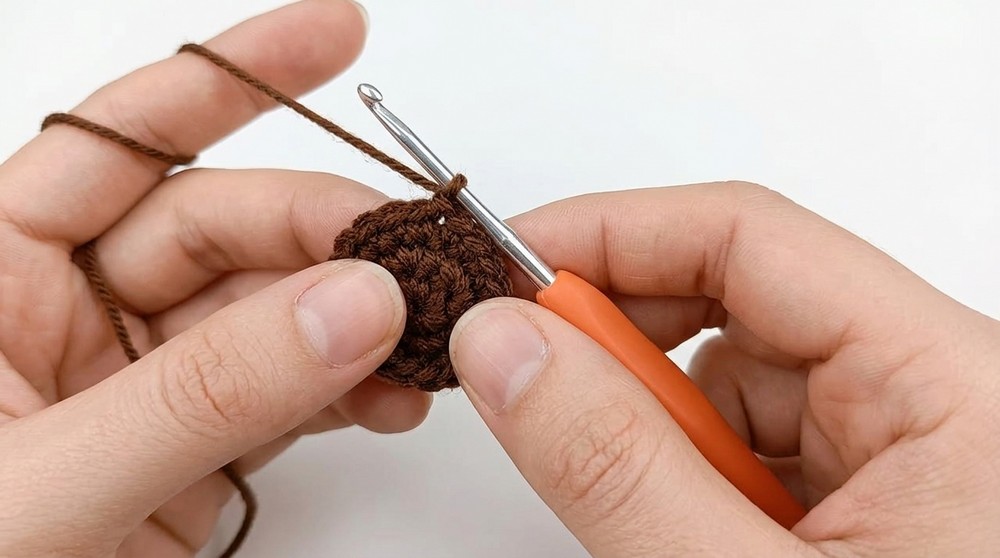 Crochet Teddy Bear Keychain Pattern 1