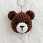 Crochet Teddy Bear Keychain Pattern 5