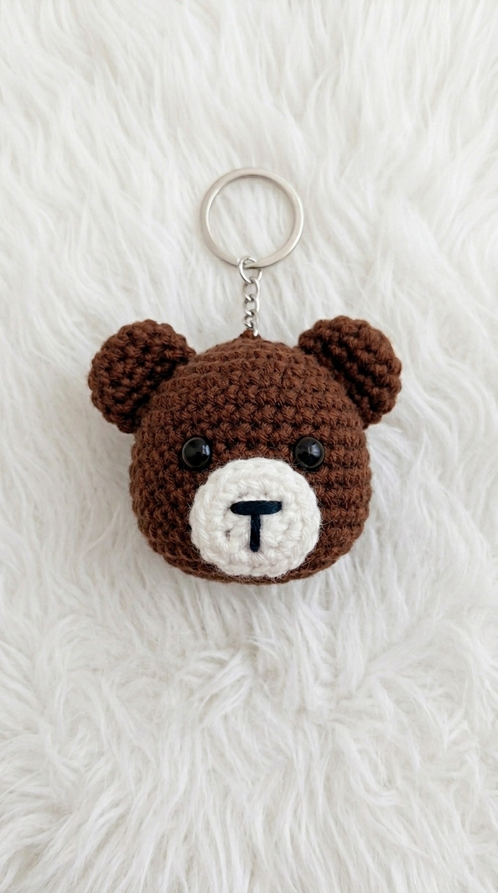 Crochet Teddy Bear Keychain Pattern 5