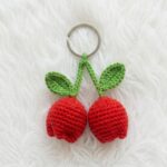 Crochet Tulip Keychain Pattern 5