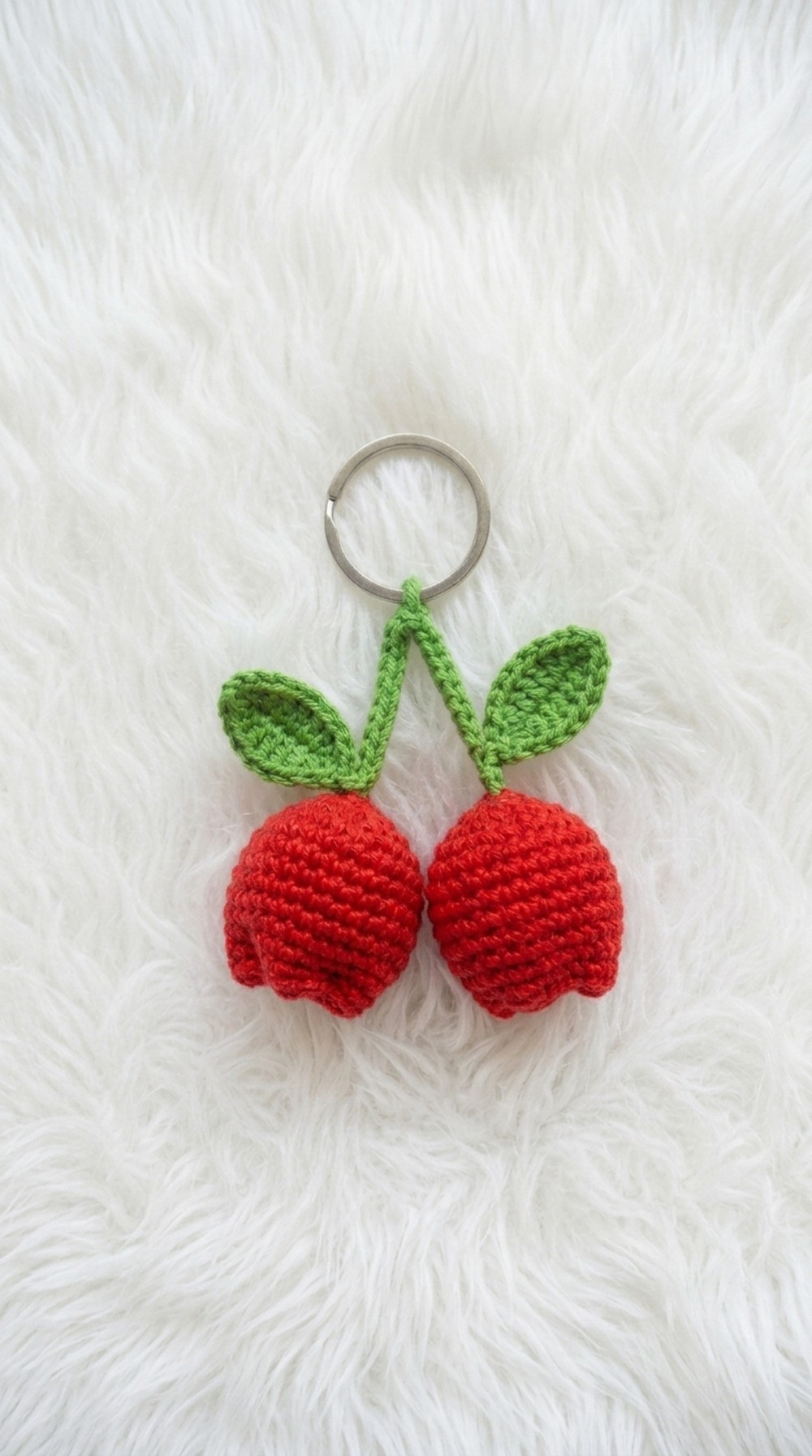 Crochet Tulip Keychain Pattern 5