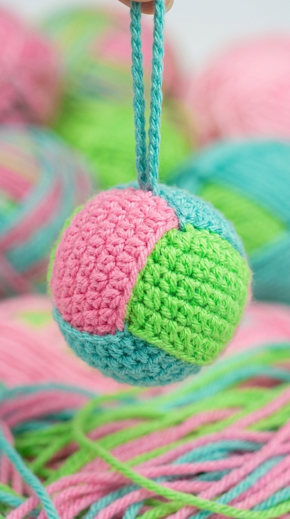 Crochet Ball Keychain Pattern 5