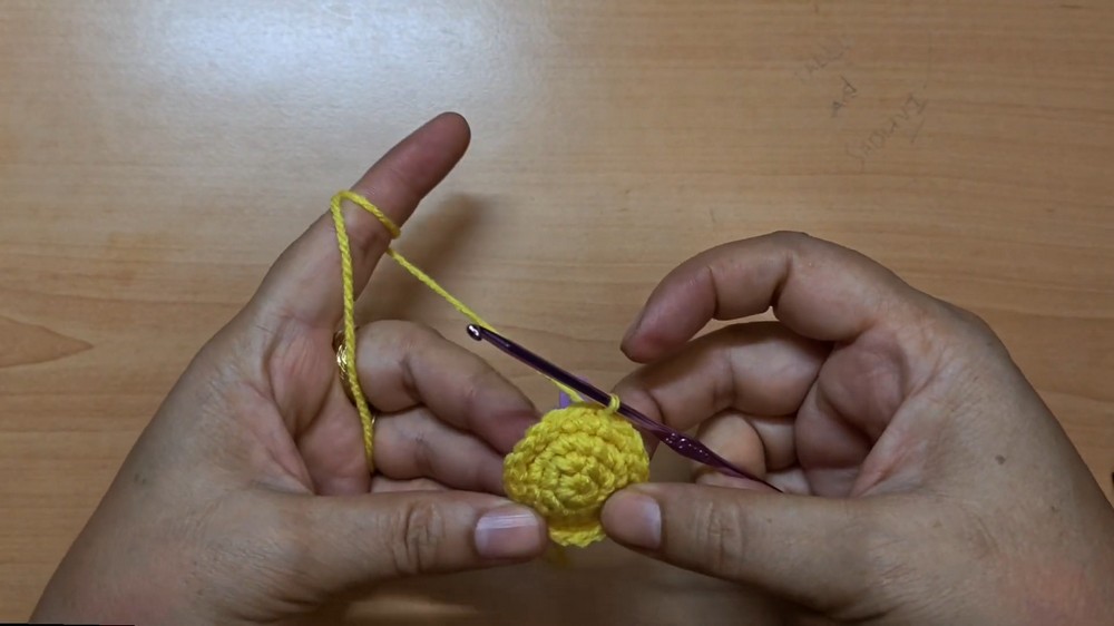 Crochet Bee Keychain Pattern