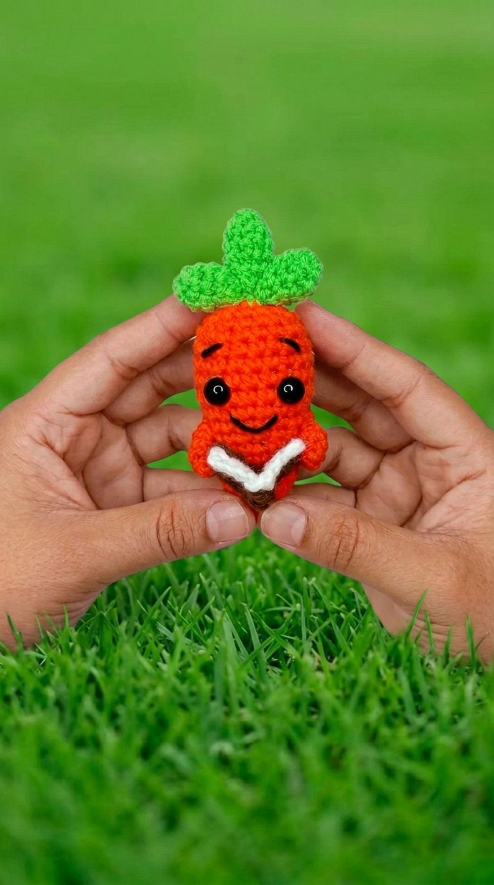 Crochet Carrot With Holding Book Pattern 5