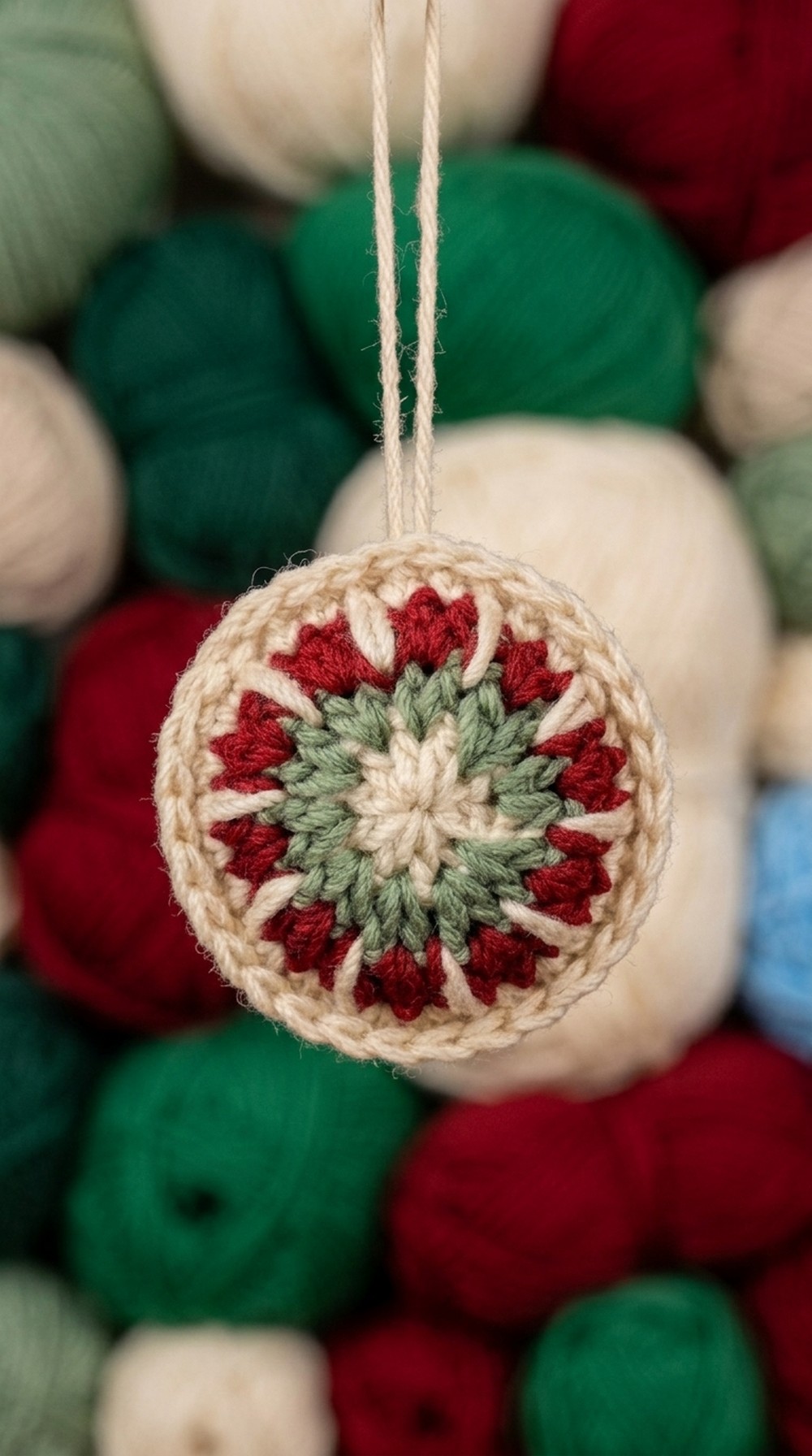 Crochet Christmas Ornament Pattern 5