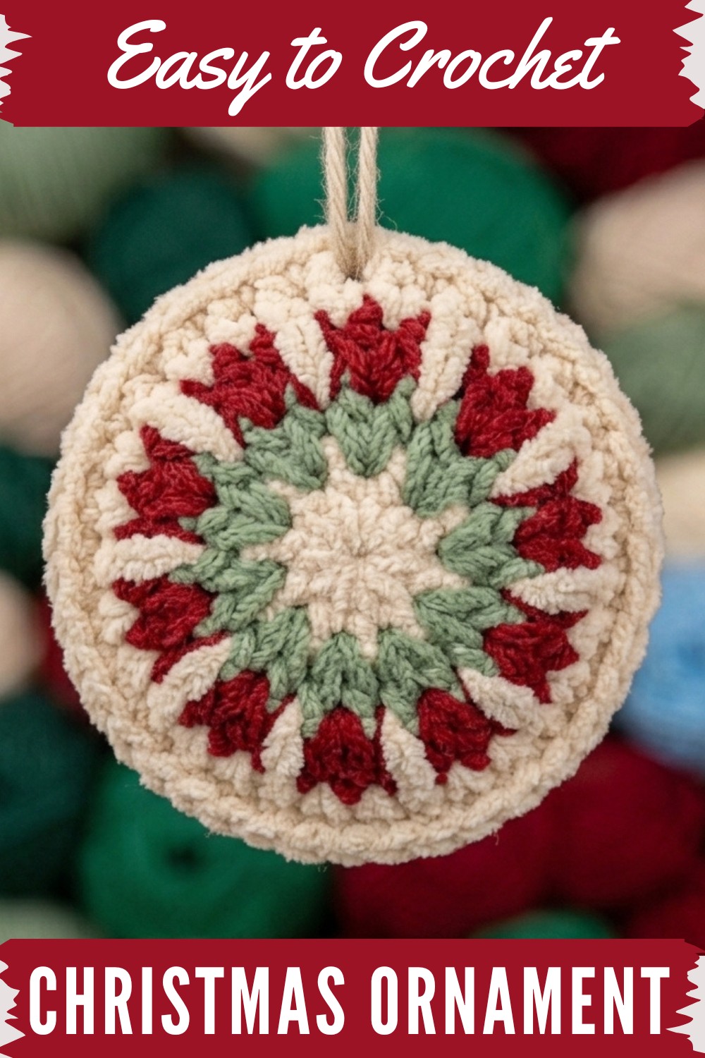 Crochet Christmas Ornament Pattern