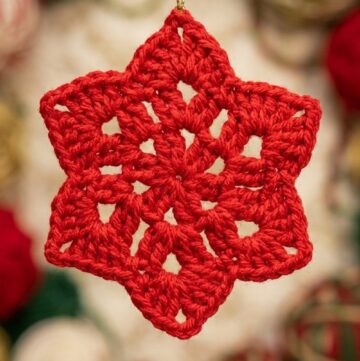 Crochet Christmas Star Pattern 5