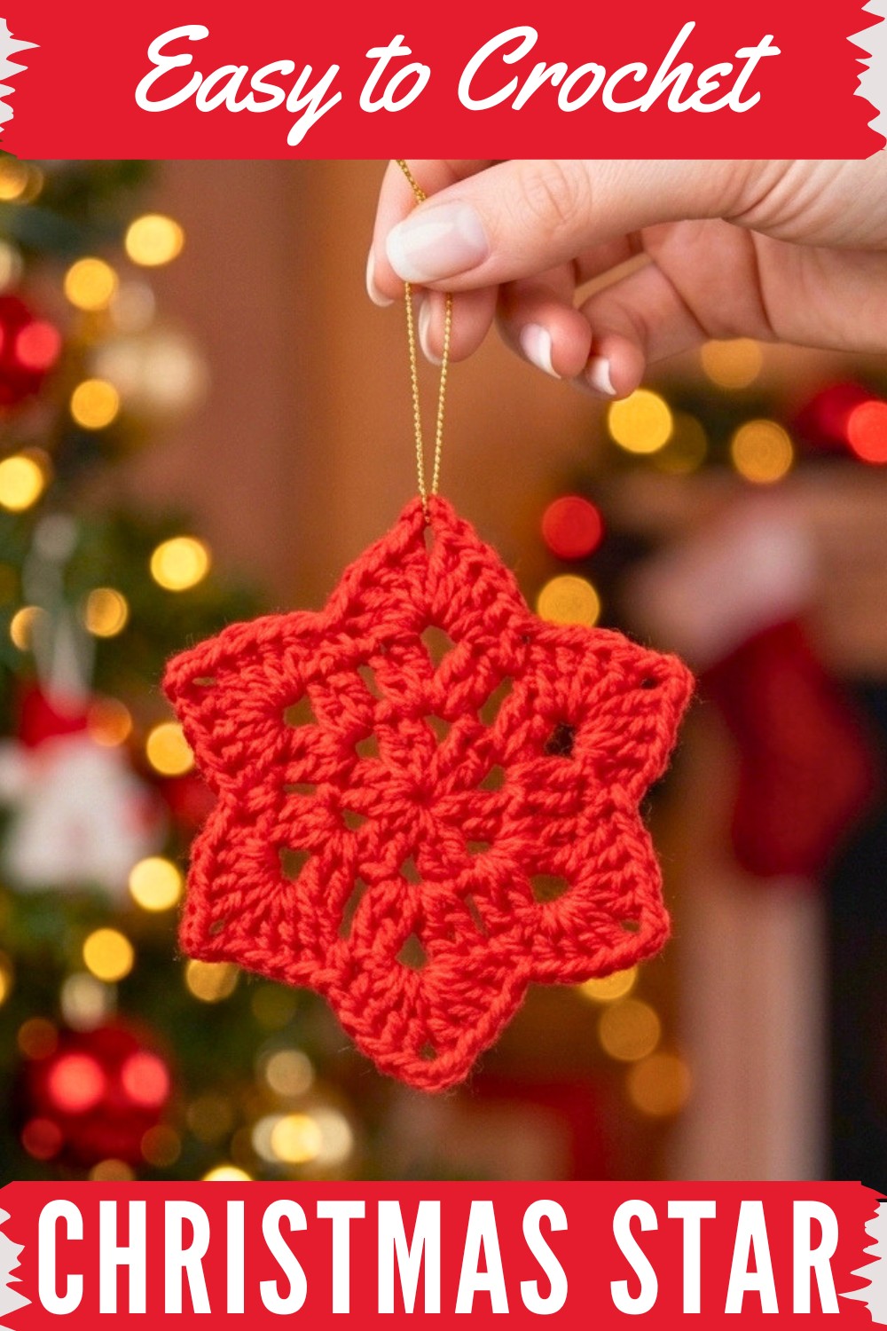 Crochet Christmas Star Pattern
