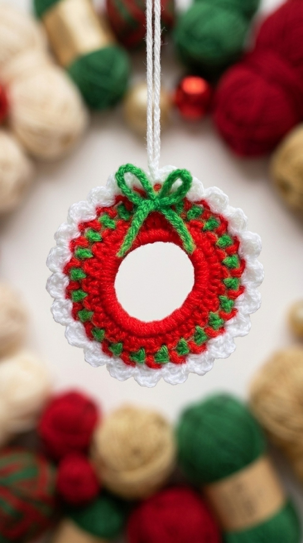 Crochet Christmas Wreath Pattern 5