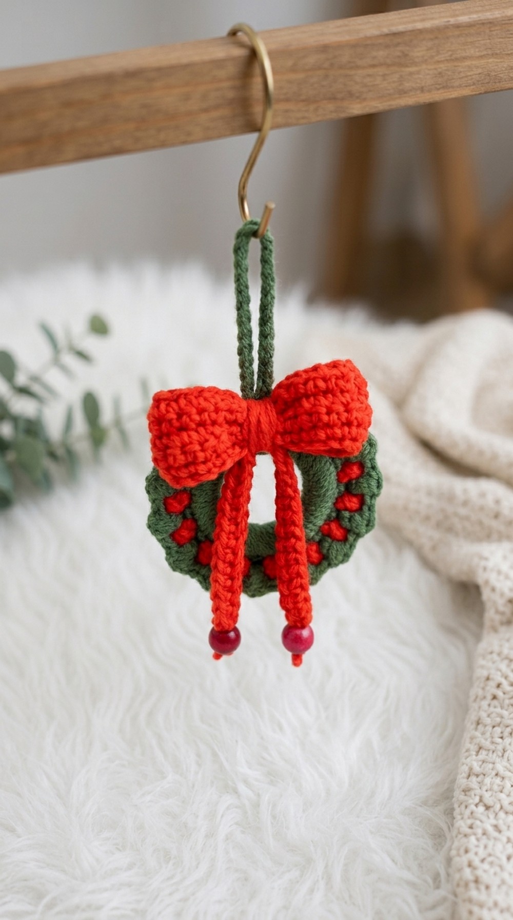 Crochet Christmas Wreath Pattern 5