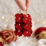 Crochet Earrings For Christmas Pattern 5