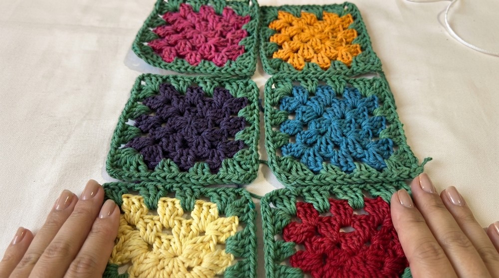 Crochet Granny Square Rug Pattern 3