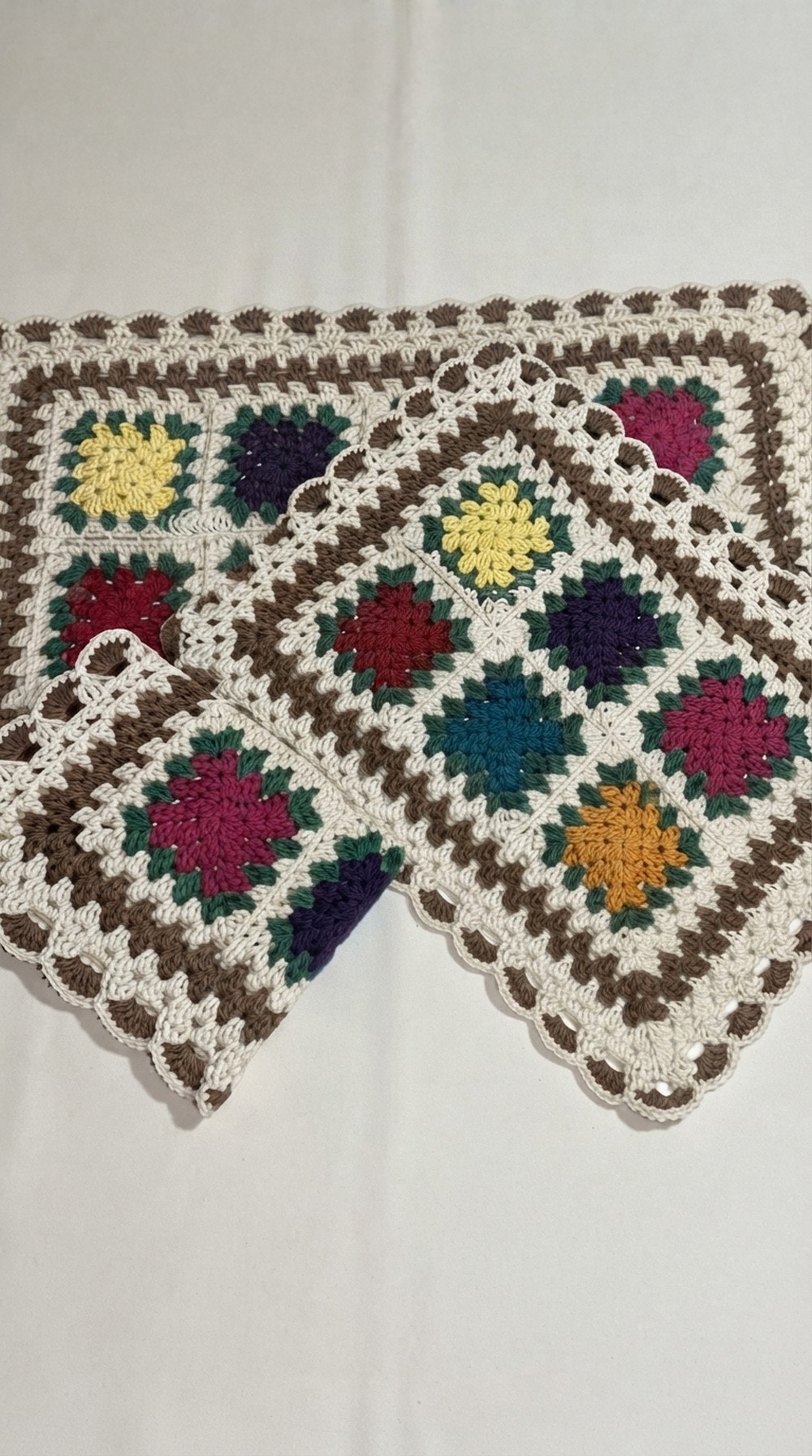Crochet Granny Square Rug Pattern 7