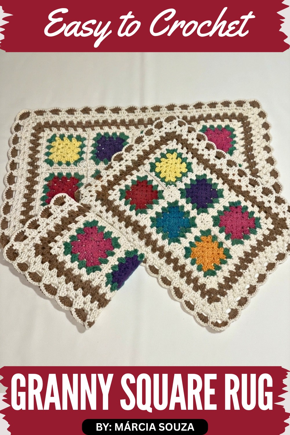 Crochet Granny Square Rug Pattern