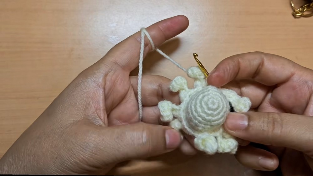 Crochet Octopus Keychain Pattern 3