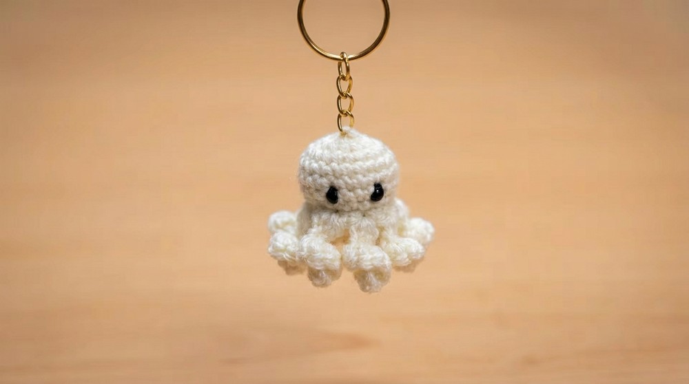Crochet Octopus Keychain Pattern 4