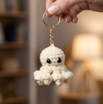 Crochet Octopus Keychain Pattern 5