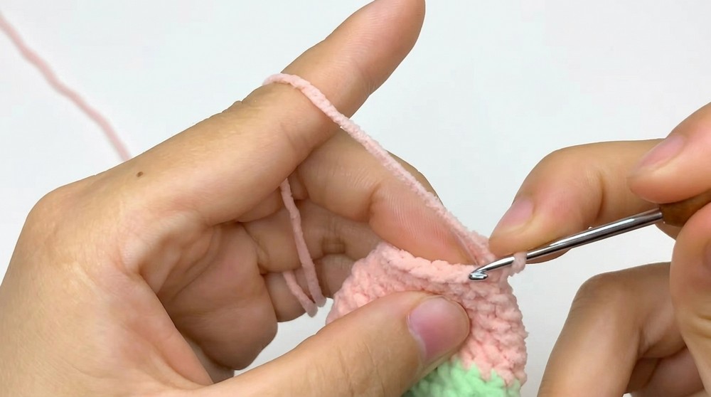 Crochet Patrick Star Pattern 3