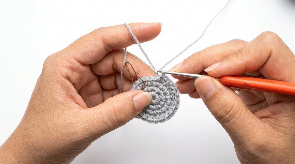 Crochet Penguin Keychain Pattern 1