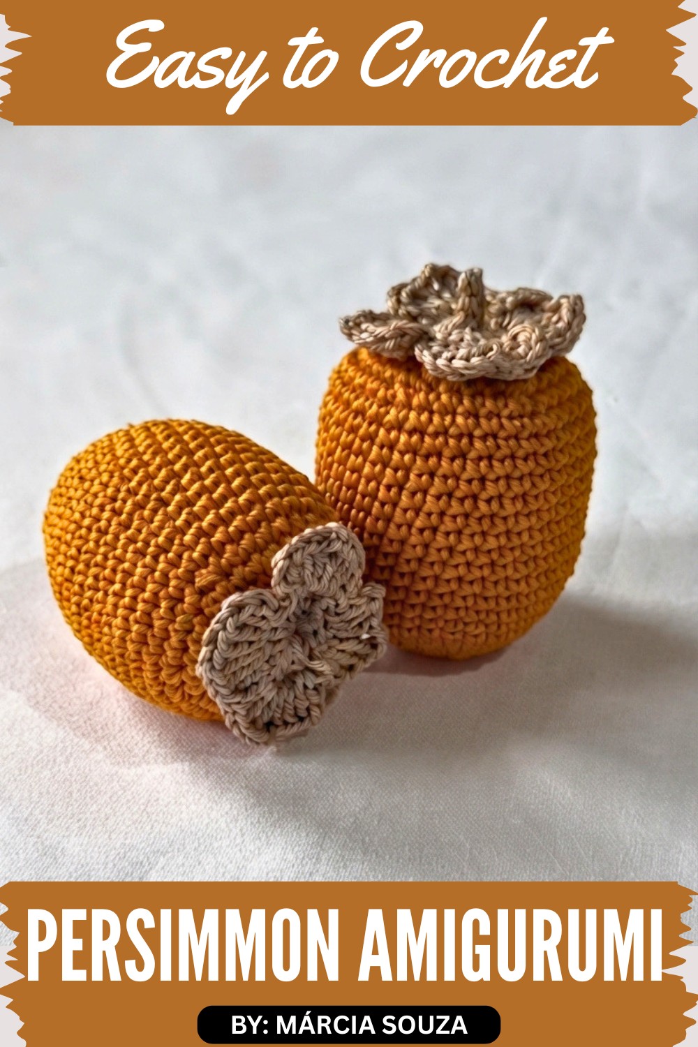 Crochet Persimmon Amigurumi Pattern