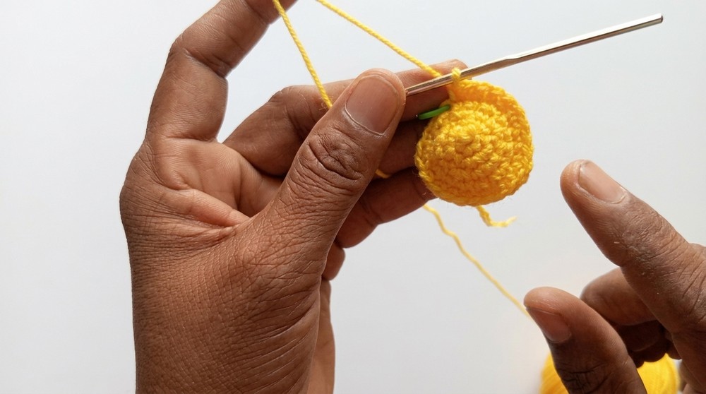 Crochet Pikachu Keychain Pattern 1