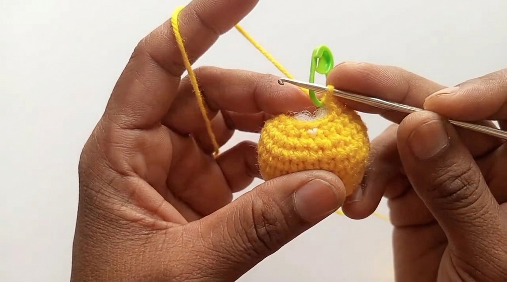 Crochet Pikachu Keychain Pattern 2