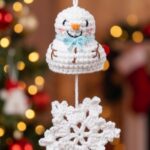 Crochet Snowman Wind Chime Pattern 5