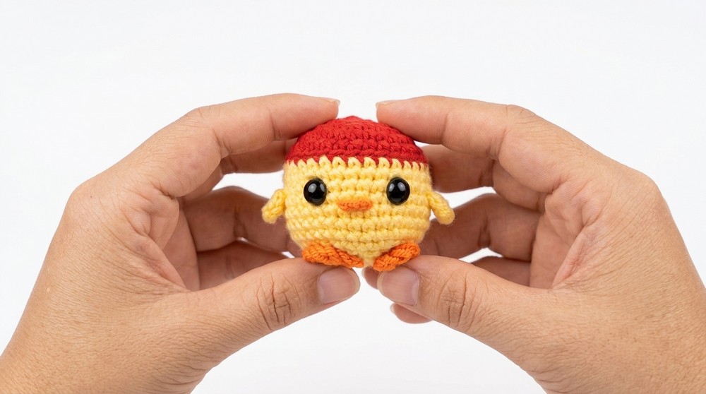 Crochet Strawberry Chick Pattern 3
