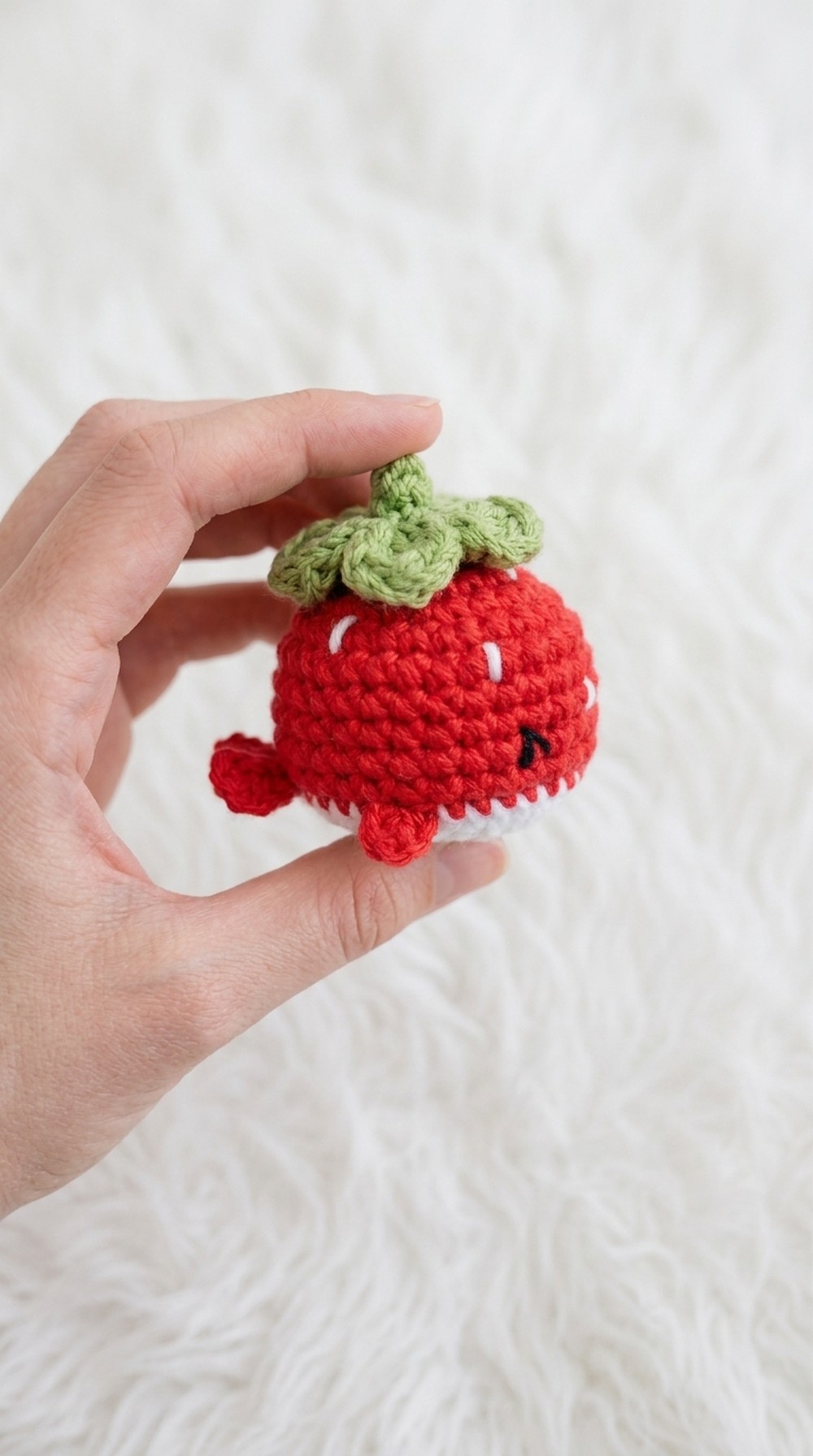 Crochet Strawberry Whale Pattern 5