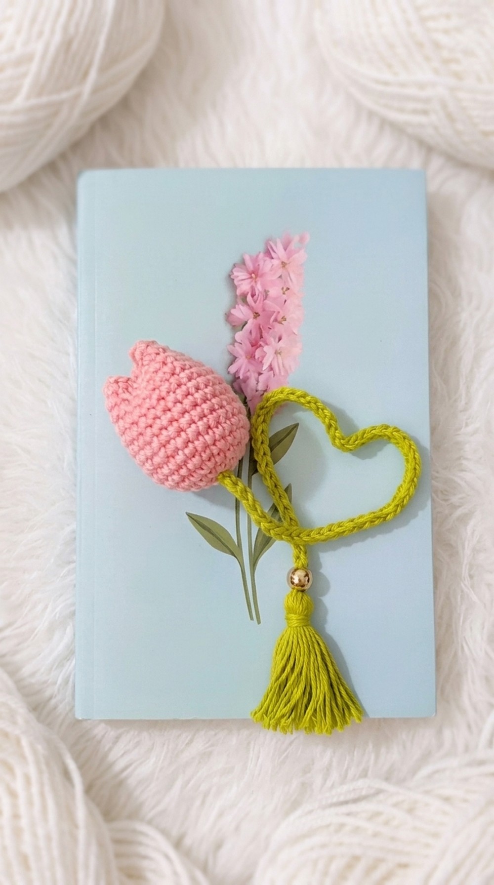 Crochet Tulip Bookmark Pattern 5
