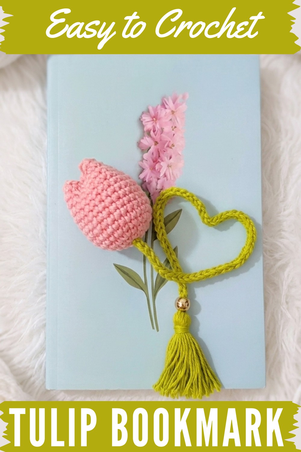 Crochet Tulip Bookmark Pattern