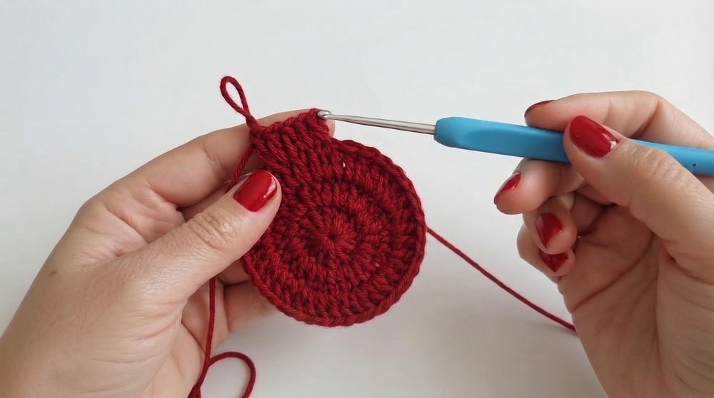 Crocheted children's bag step by step 5